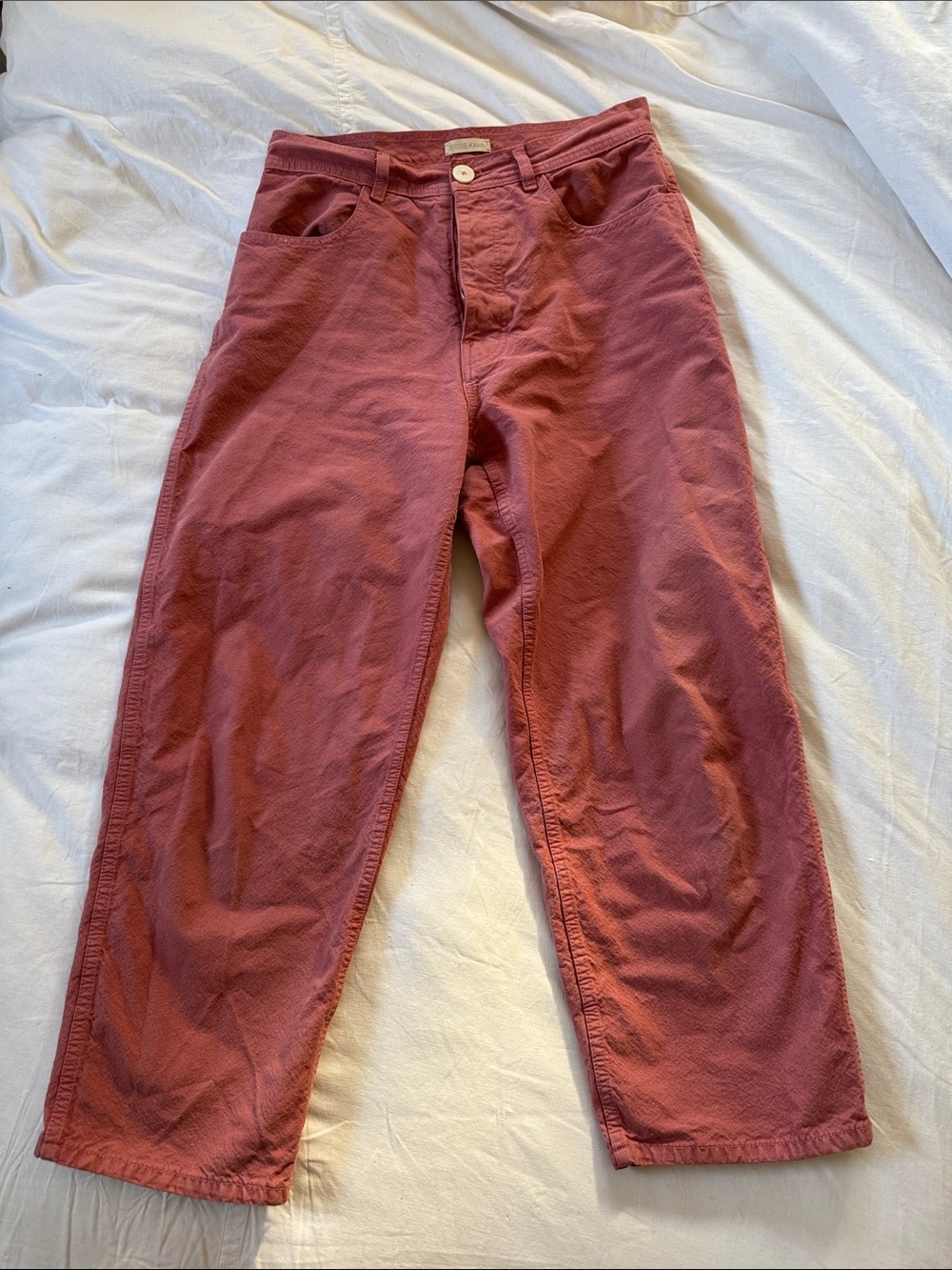Jesse Kamm California Wide Pant - Dogwood pink - size 6